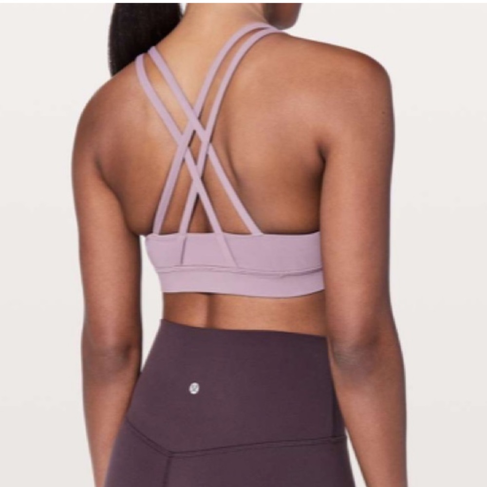 Lululemon Energy Bra Dusty Rose Size 4